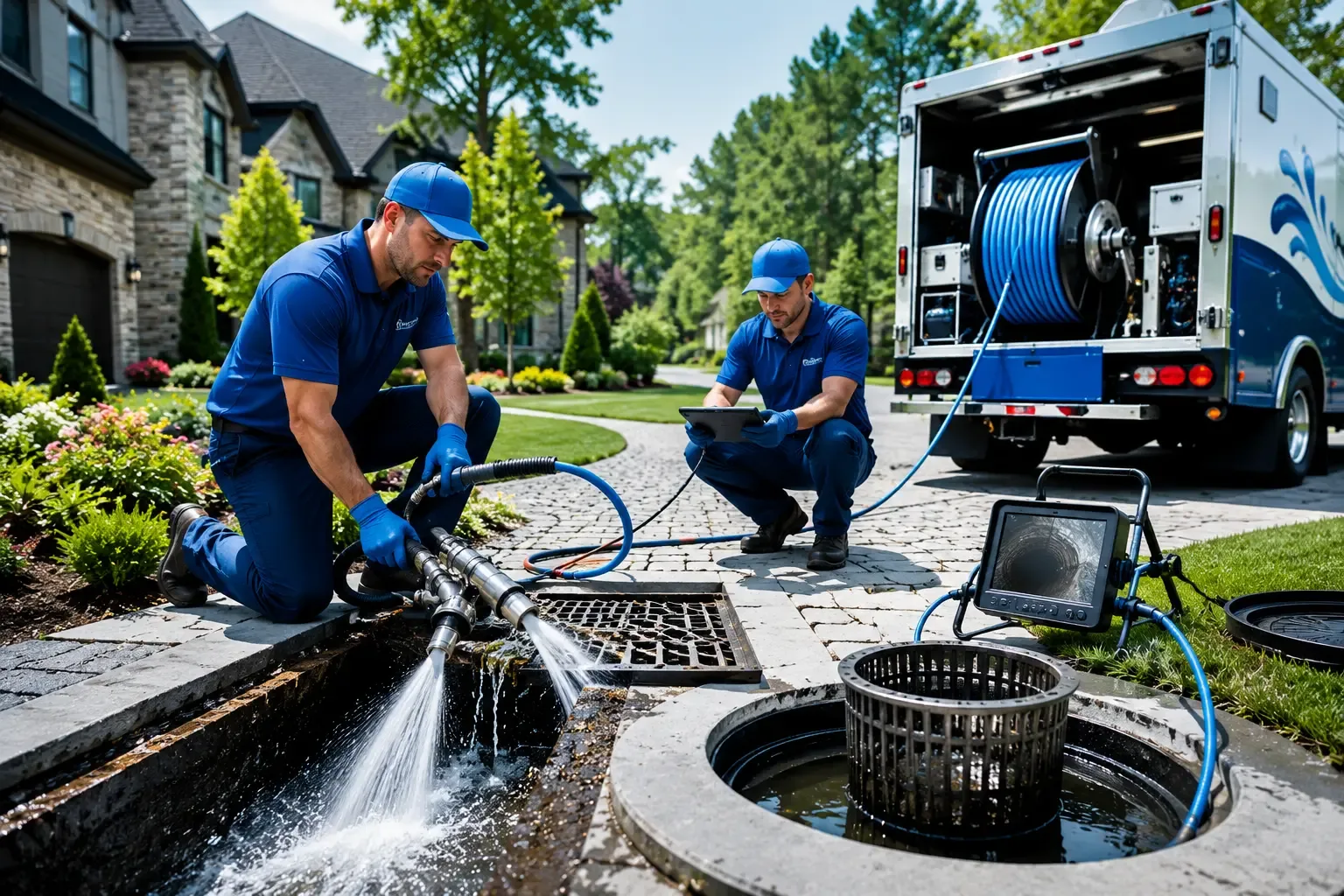 Local outdoor drain cleaning professionals in Shobonier, IL