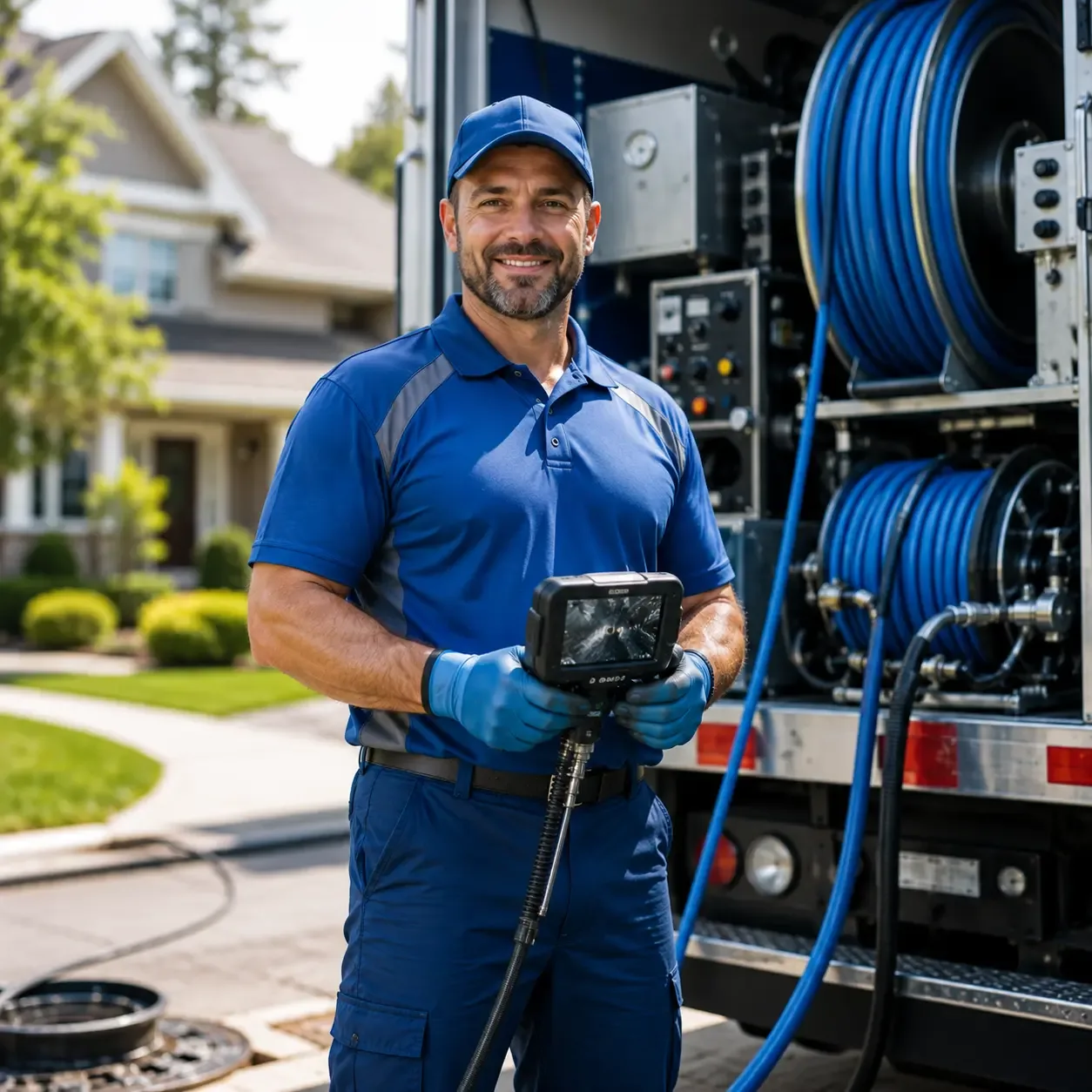Local outdoor drain cleaning specialists in Shobonier, IL